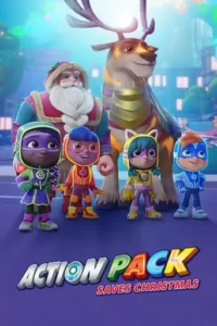 The Action Pack Saves Christmas Movie Poster